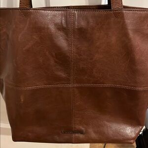 Brown Leather Tote Bag